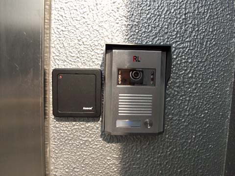 門禁讀卡器及可視對講安裝效果